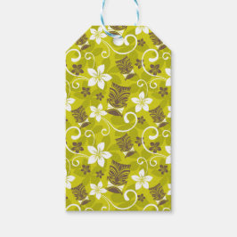 LUAU TIKI PATTERN CADEAULABEL