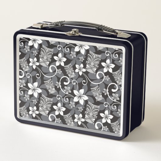 LUAU TIKI PATTERN (CHARCOAL) (Voorkant)