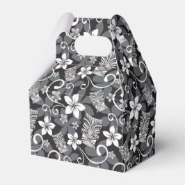 LUAU TIKI PATTERN (CHARCOAL) BEDANKDOOSJES