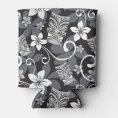 LUAU TIKI PATTERN (CHARCOAL) BLIKJESKOELER (Voorkant)