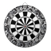 LUAU TIKI PATTERN (CHARCOAL) DARTBORD (Voorkant)