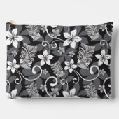 LUAU TIKI PATTERN (CHARCOAL) ETUI (Voorkant)