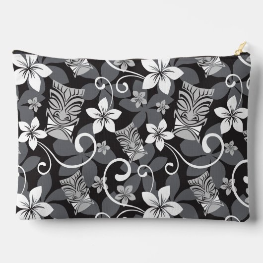 LUAU TIKI PATTERN (CHARCOAL) ETUI (Achterkant)