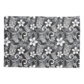 LUAU TIKI PATTERN (CHARCOAL) KUSSENSLOOP (Achterkant-Links)