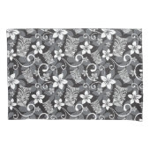 LUAU TIKI PATTERN (CHARCOAL) KUSSENSLOOP (Voorkant-Links)