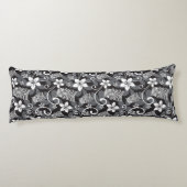 LUAU TIKI PATTERN (CHARCOAL) LICHAAMSKUSSEN (Achterkant)