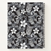 LUAU TIKI PATTERN (CHARCOAL) NOTITIEBOEK (Achterkant)