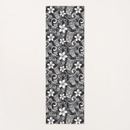 LUAU TIKI PATTERN (CHARCOAL) YOGAMAT