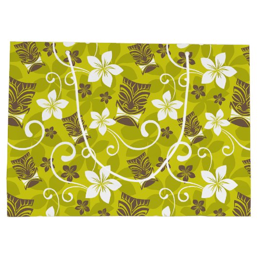 LUAU TIKI PATTERN GROOT CADEAUZAKJE (Achterkant)