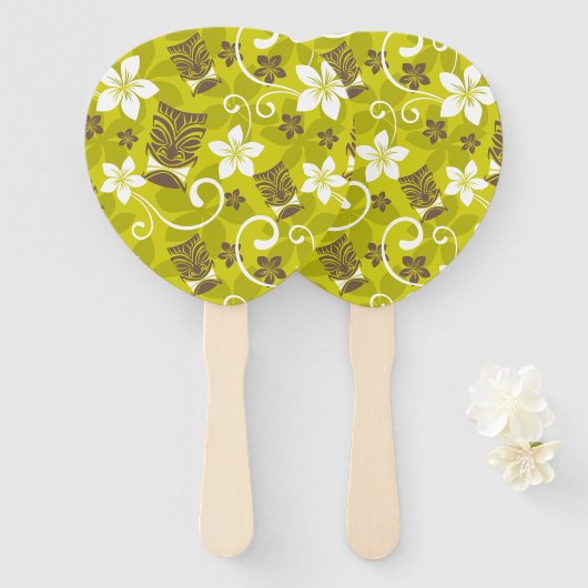 LUAU TIKI PATTERN HANDWAAIER (Voorkant en achterkant)