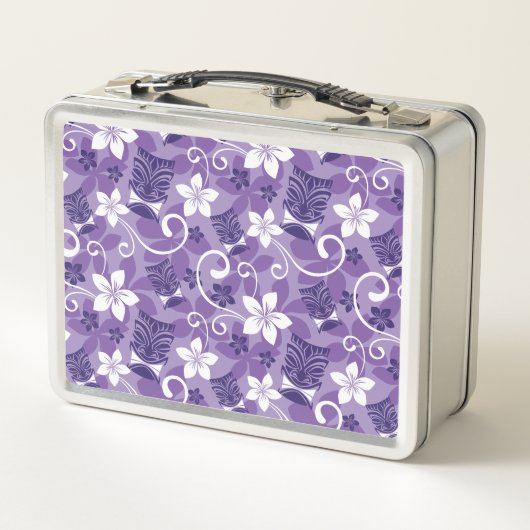 LUAU TIKI PATTERN (HELDERBLAUW) (Achterkant)