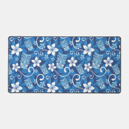 LUAU TIKI PATTERN (HELDERBLAUW) BUREAUMAT