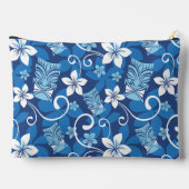 LUAU TIKI PATTERN (HELDERBLAUW) ETUI (Achterkant)