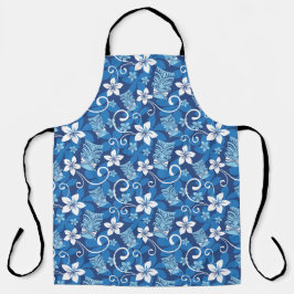 LUAU TIKI PATTERN (HELDERBLAUW) SCHORT
