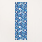 LUAU TIKI PATTERN (HELDERBLAUW) YOGAMAT (Voorkant)