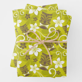 LUAU TIKI PATTERN INPAKPAPIER VEL