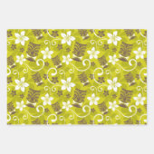 LUAU TIKI PATTERN INPAKPAPIER VEL (Voorkant)