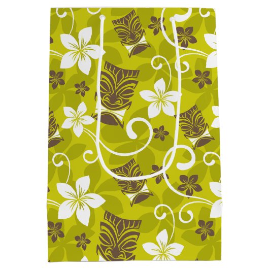 LUAU TIKI PATTERN MEDIUM CADEAUZAKJE (Achterkant)
