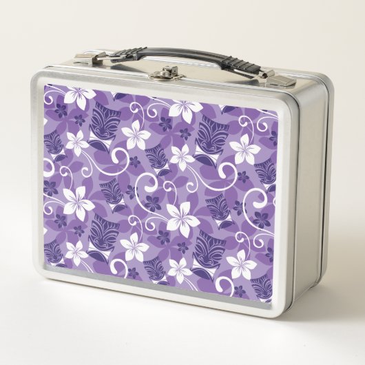 LUAU TIKI PATTERN (PAARSE) (Voorkant)