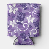 LUAU TIKI PATTERN (PAARSE) BLIKJESKOELER (Voorkant)