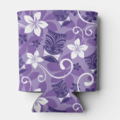 LUAU TIKI PATTERN (PAARSE) BLIKJESKOELER (Achterkant)