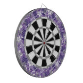 LUAU TIKI PATTERN (PAARSE) DARTBORD (Voorkant Links)