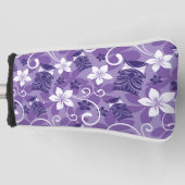 LUAU TIKI PATTERN (PAARSE) GOLFHEADCOVER (Voorkant)