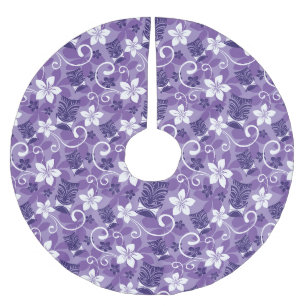 LUAU TIKI PATTERN (PAARSE) KERSTBOOM ROK