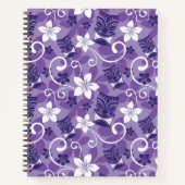 LUAU TIKI PATTERN (PAARSE) NOTITIEBOEK (Voorkant)