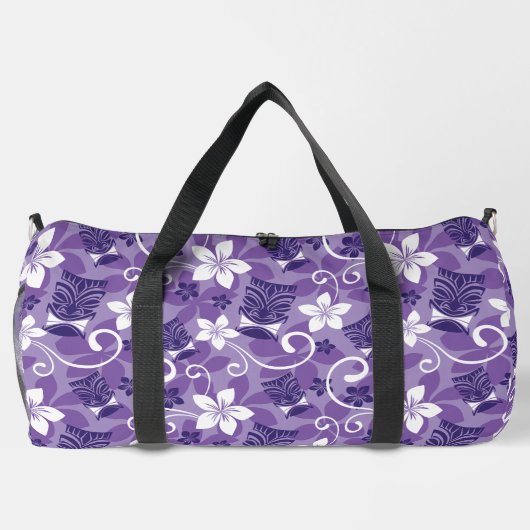 LUAU TIKI PATTERN (PAARSE) PLUNJEZAK (Achterkant)