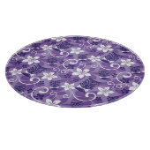 LUAU TIKI PATTERN (PAARSE) SNIJPLANK (Hoek)