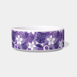 LUAU TIKI PATTERN (PAARSE) VOERBAKJE