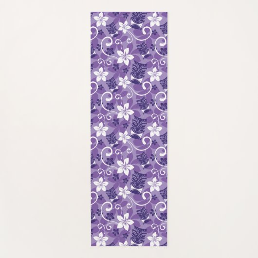 LUAU TIKI PATTERN (PAARSE) YOGAMAT (Voorkant)