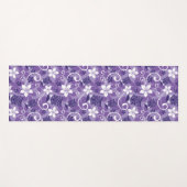 LUAU TIKI PATTERN (PAARSE) YOGAMAT (Voorkant (horizontaal))