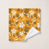 LUAU TIKI PATTERN (SINAASAPPEL) BAD HANDDOEK (Wasdoekje)