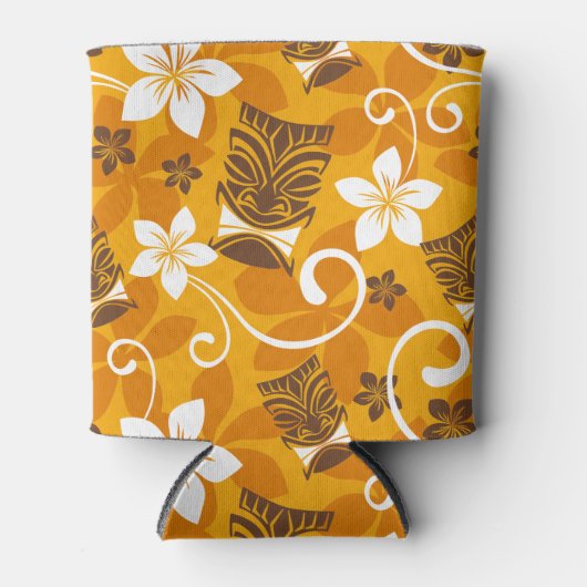 LUAU TIKI PATTERN (SINAASAPPEL) BLIKJESKOELER (Voorkant)