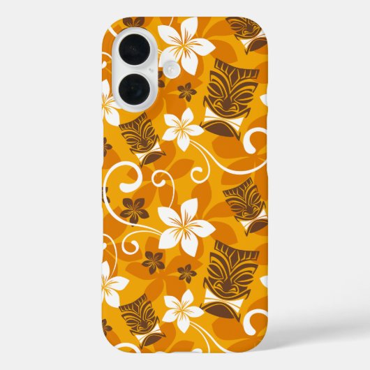 LUAU TIKI PATTERN (SINAASAPPEL) Case-Mate iPhone CASE (Achterkant)