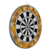 LUAU TIKI PATTERN (SINAASAPPEL) DARTBORD (Voorkant Links)