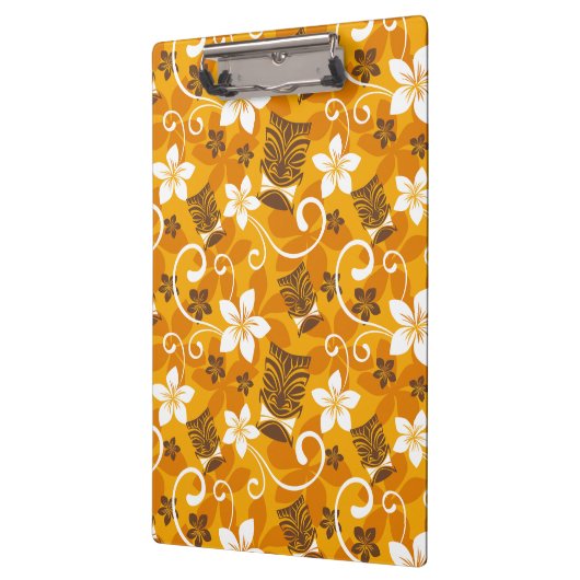 LUAU TIKI PATTERN (SINAASAPPEL) KLEMBORD (Links)