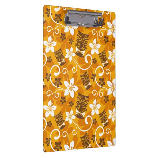 LUAU TIKI PATTERN (SINAASAPPEL) KLEMBORD (Rechts)