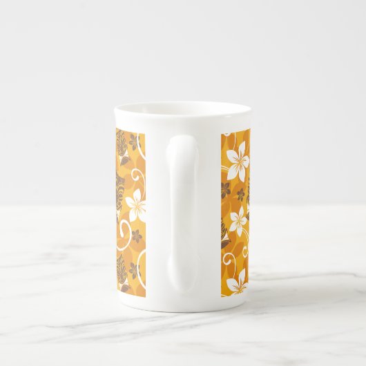 LUAU TIKI PATTERN (SINAASAPPEL) PORSELEIN KOP (Achterkant)