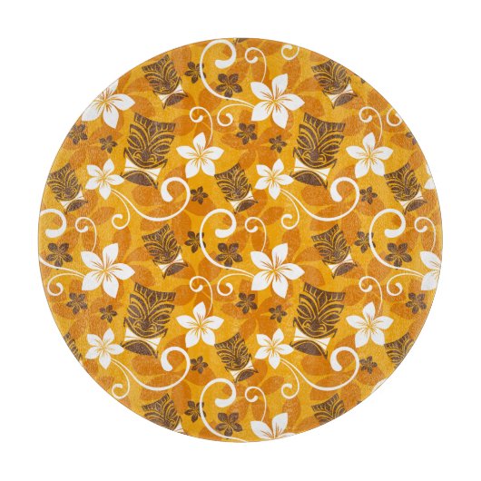LUAU TIKI PATTERN (SINAASAPPEL) SNIJPLANK (Voorkant)