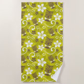 LUAU TIKI PATTERN STRANDLAKEN (Voorkant)