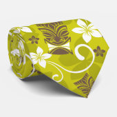 LUAU TIKI PATTERN STROPDAS (Opgerold)