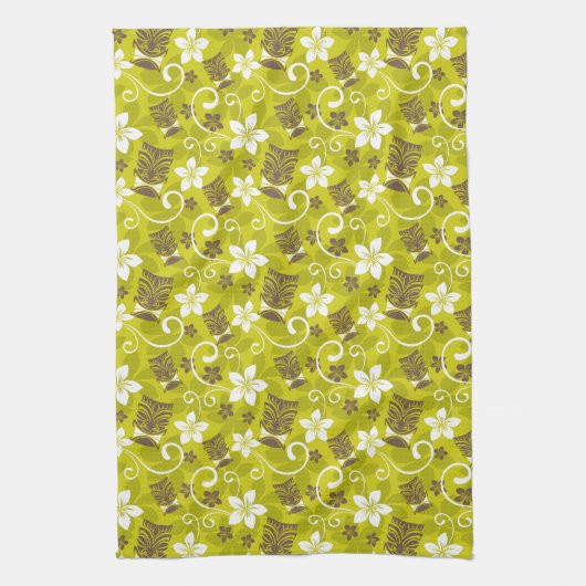 LUAU TIKI PATTERN THEEDOEK (Verticaal)