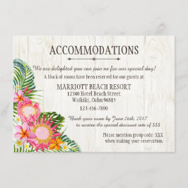 Luau Tropical Beach Resort Accommodaties Informatiekaartje