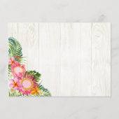 Luau Tropical Beach Resort Accommodaties Informatiekaartje (Achterkant)