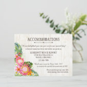 Luau Tropical Beach Resort Accommodaties Informatiekaartje (Staand voorkant)