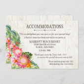 Luau Tropical Beach Resort Accommodaties Informatiekaartje (Voorkant / Achterkant)