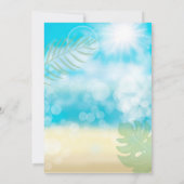 Luau Tropical Boy Birthday Party (Achterkant)